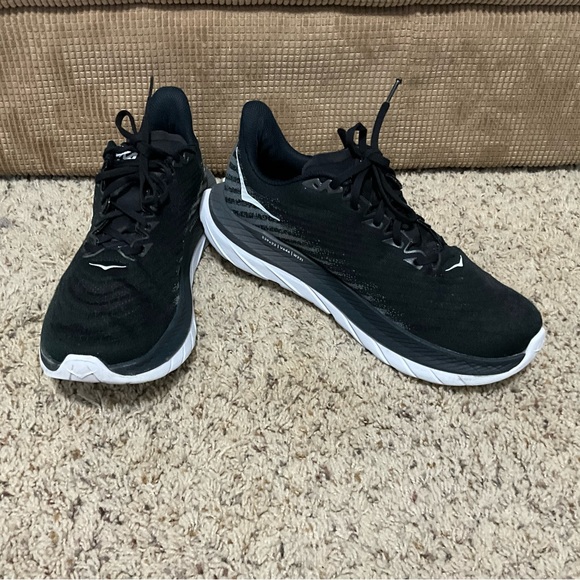 HOKA MACH 5 MENS SIZE 11D BLACK LACE - Picture 7 of 13